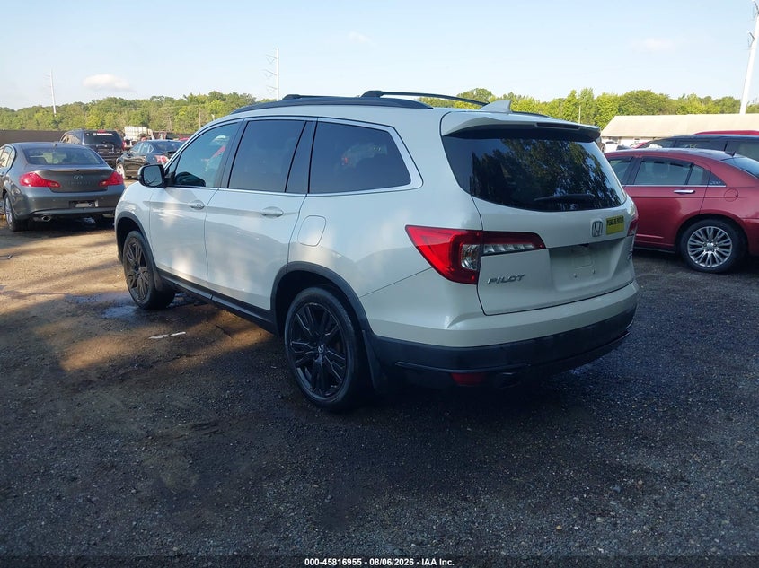 Vin: 5fnyf6h22nb058789, lot: 46315836, honda pilot awd special edition 20223