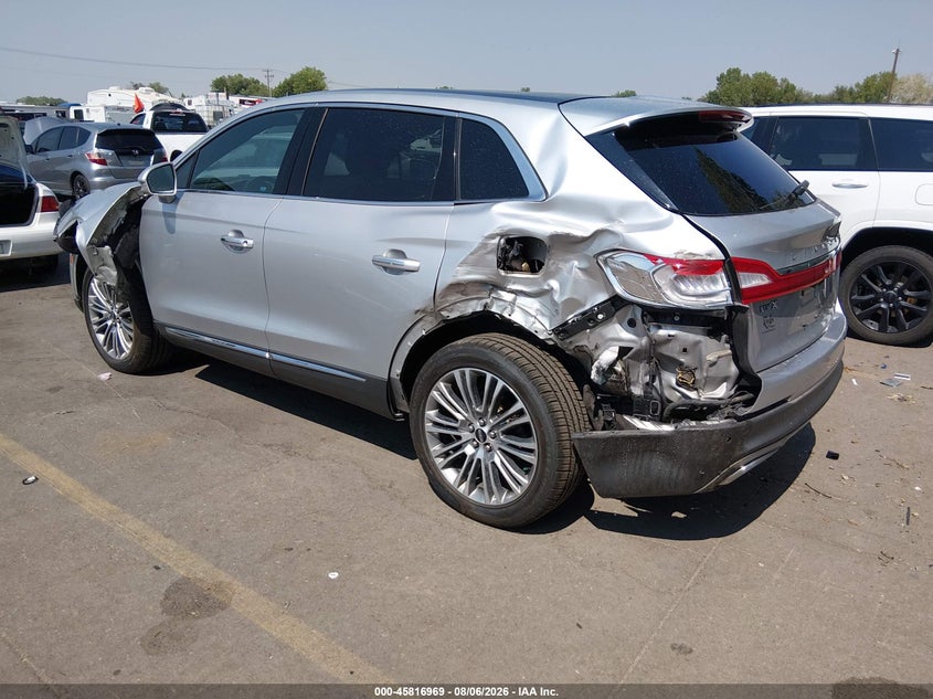 Vin: 2lmpj8lr7jbl23577, lot: 46315850, lincoln mkx reserve 20183