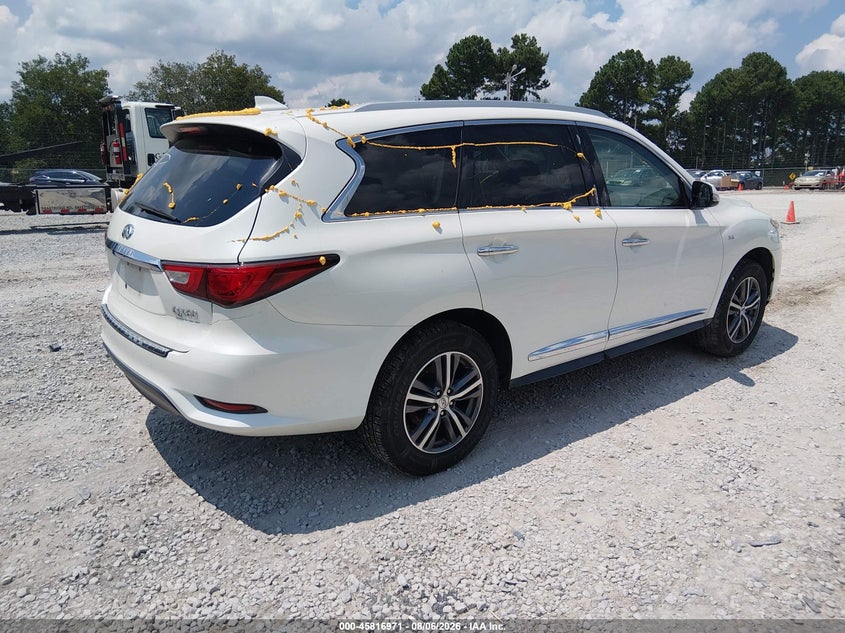 Vin: 5n1dl0mm7hc524256, lot: 46315852, infiniti qx60 20174