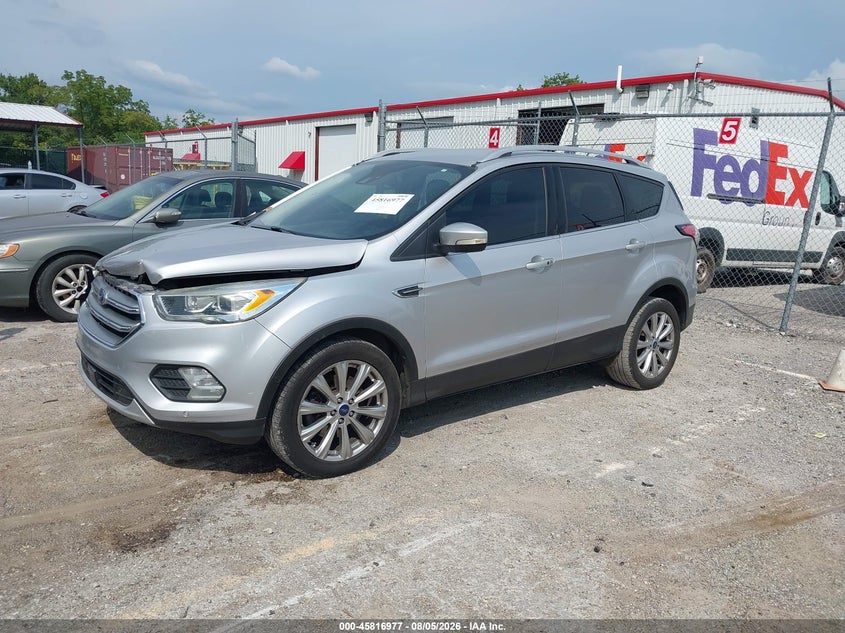 Vin: 1fmcu0j98hua16672, lot: 46315858, ford escape titanium 20172