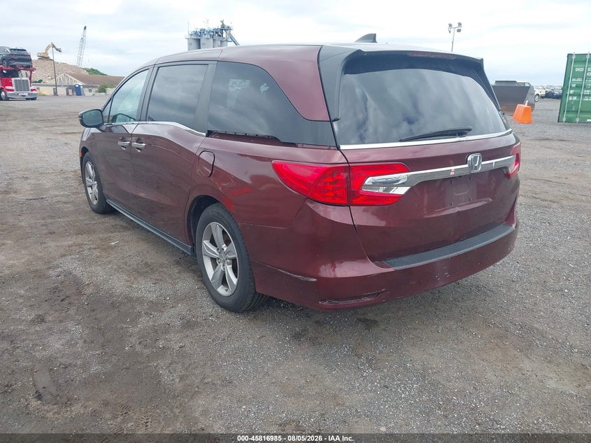 Vin: 5fnrl6h79kb129698, lot: 46315866, honda odyssey ex-l 20193