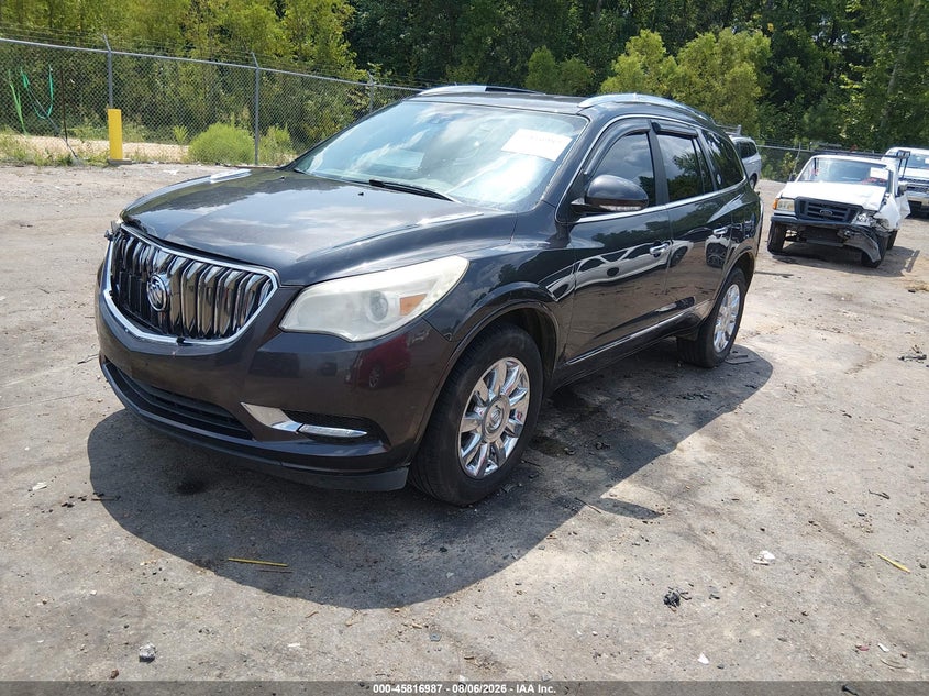 Vin: 5gakrbkd1fj282017, lot: 46315868, buick enclave leather 20152
