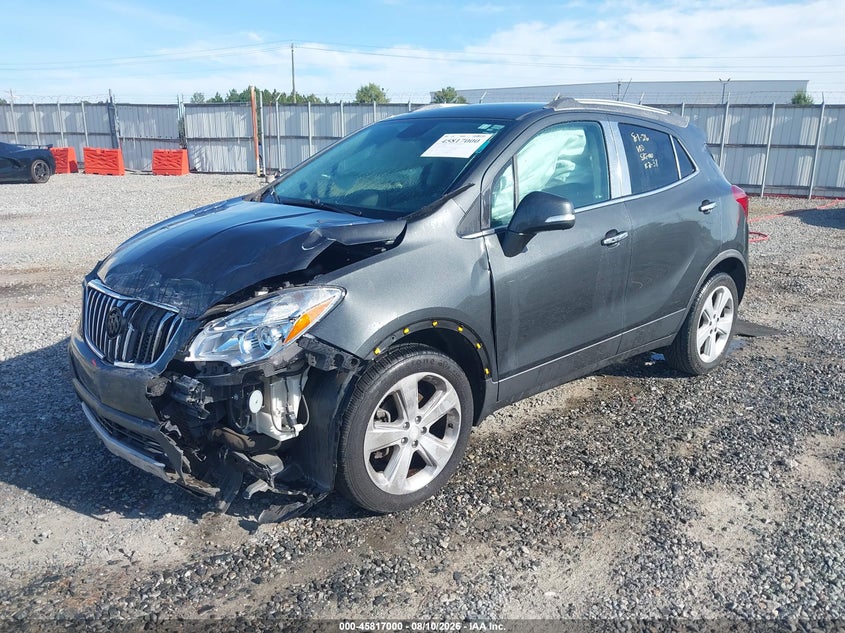Vin: kl4cjasb7gb526052, lot: 46315881, buick encore 20162