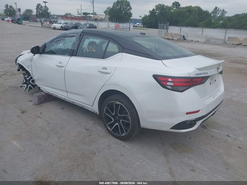 Vin: 3n1ab8dv8ry250272, lot: 46315887, nissan sentra sr xtronic cvt 20243