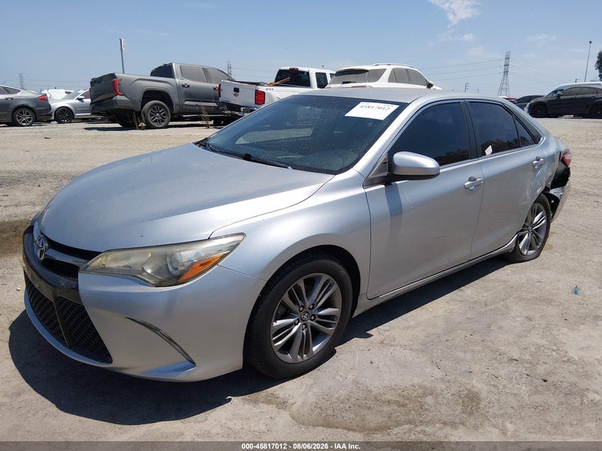 2016 Toyota Camry, Левый зад, IAAI, VIN 4T1BF1FKXGU592625 — фото 2