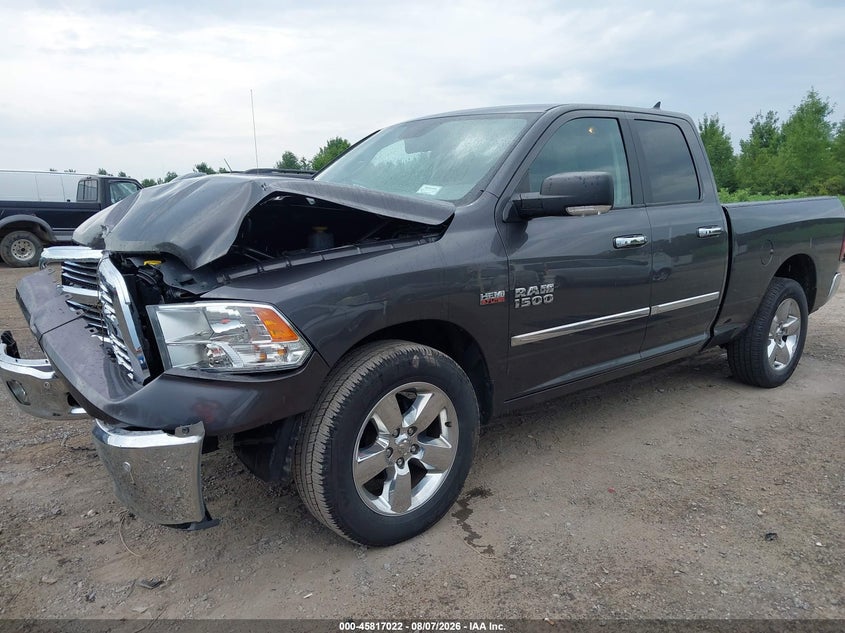 Vin: 1c6rr7gtxhs555583, lot: 46315903, ram 1500 big horn  4x4 6'4 box 20172