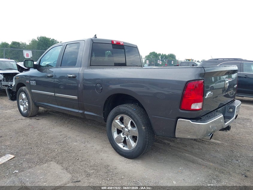 Vin: 1c6rr7gtxhs555583, lot: 46315903, ram 1500 big horn  4x4 6'4 box 20173