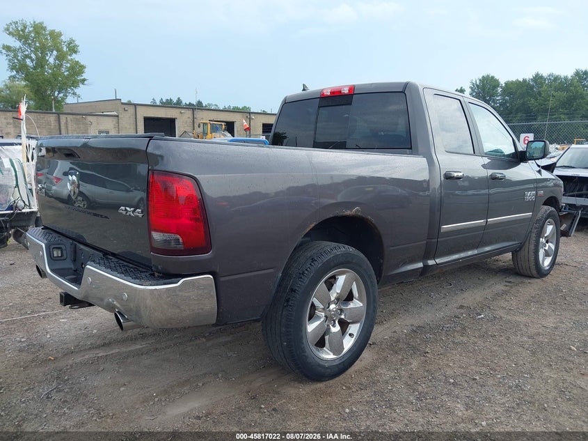 Vin: 1c6rr7gtxhs555583, lot: 46315903, ram 1500 big horn  4x4 6'4 box 20174