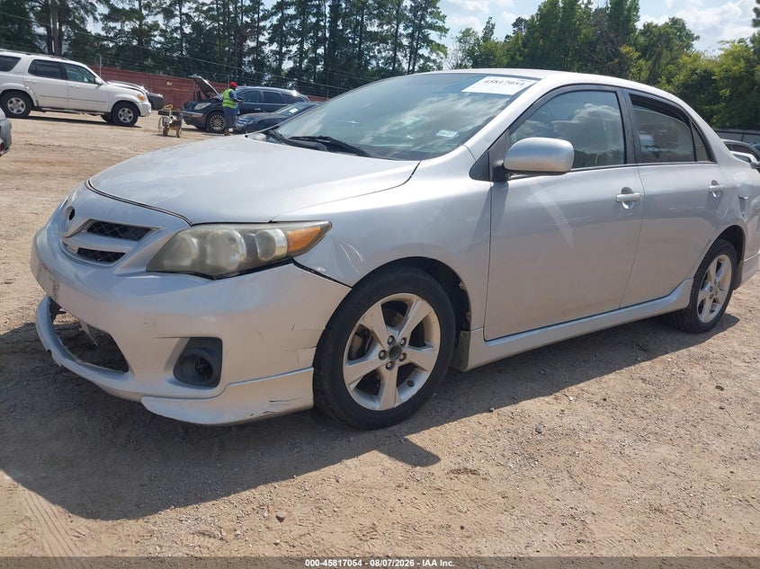 Vin: 2t1bu4ee8bc620127, lot: 46315935, toyota corolla s 20112