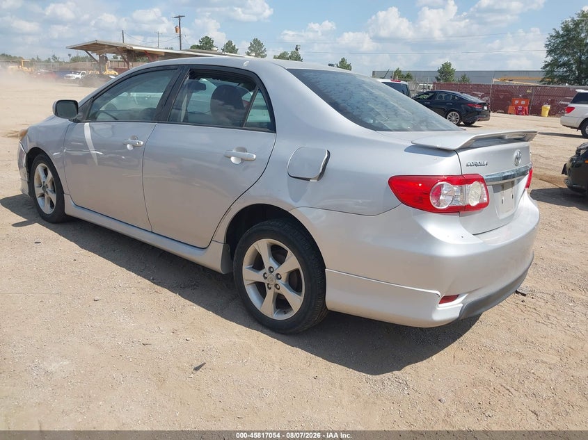 Vin: 2t1bu4ee8bc620127, lot: 46315935, toyota corolla s 20113