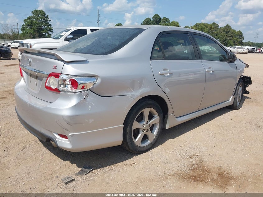 Vin: 2t1bu4ee8bc620127, lot: 46315935, toyota corolla s 20114
