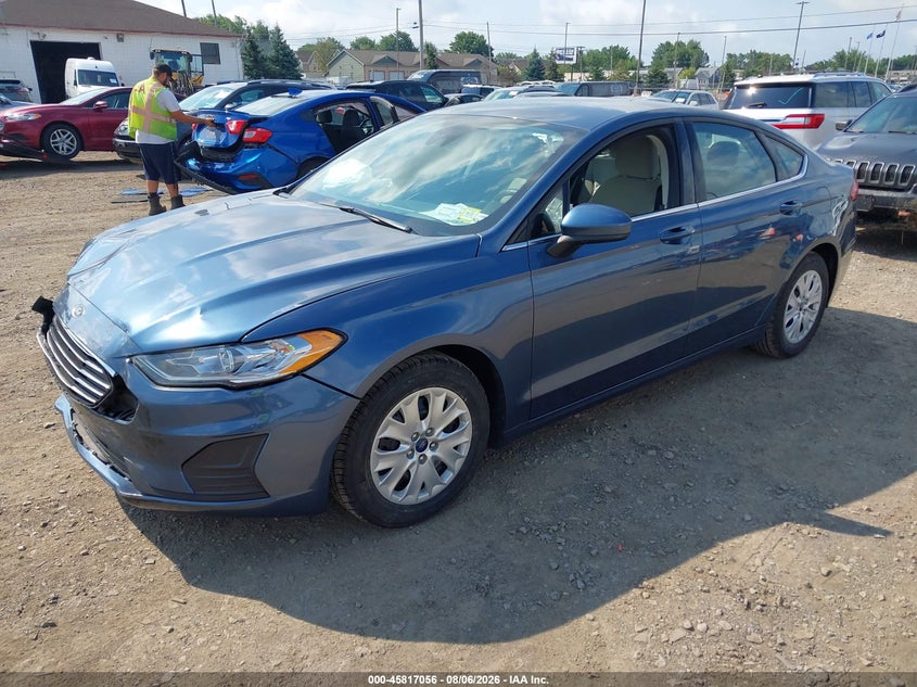 Vin: 3fa6p0g70kr126182, lot: 46315937, ford fusion s 20192