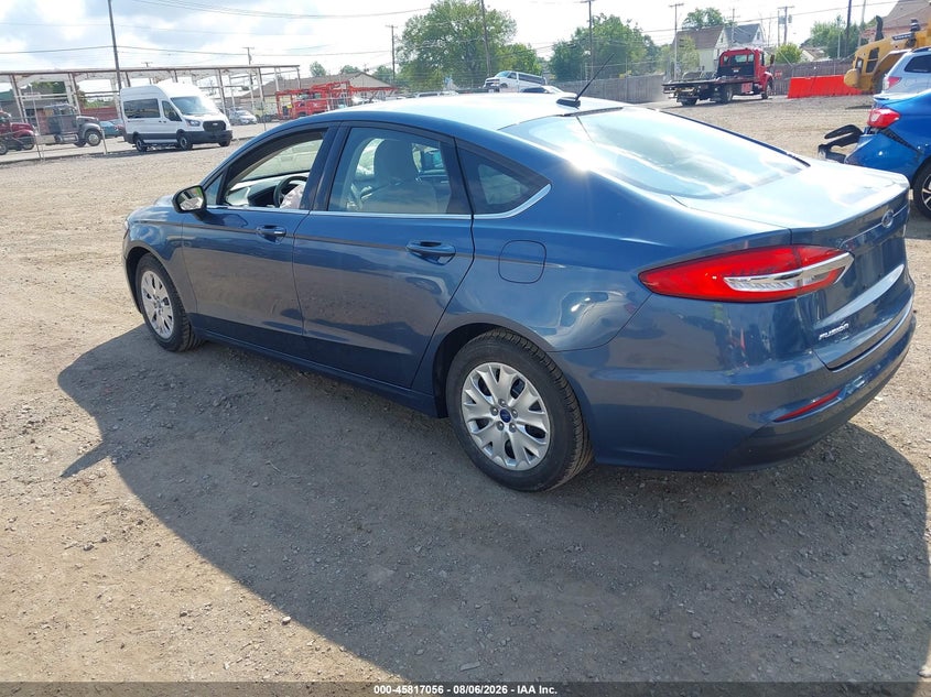 Vin: 3fa6p0g70kr126182, lot: 46315937, ford fusion s 20193