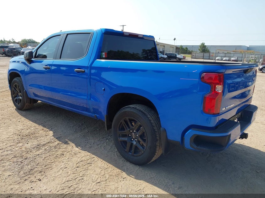 Vin: 1gcpabek5sz339319, lot: 46315940, chevrolet silverado 1500 2wd  short bed custom 20253