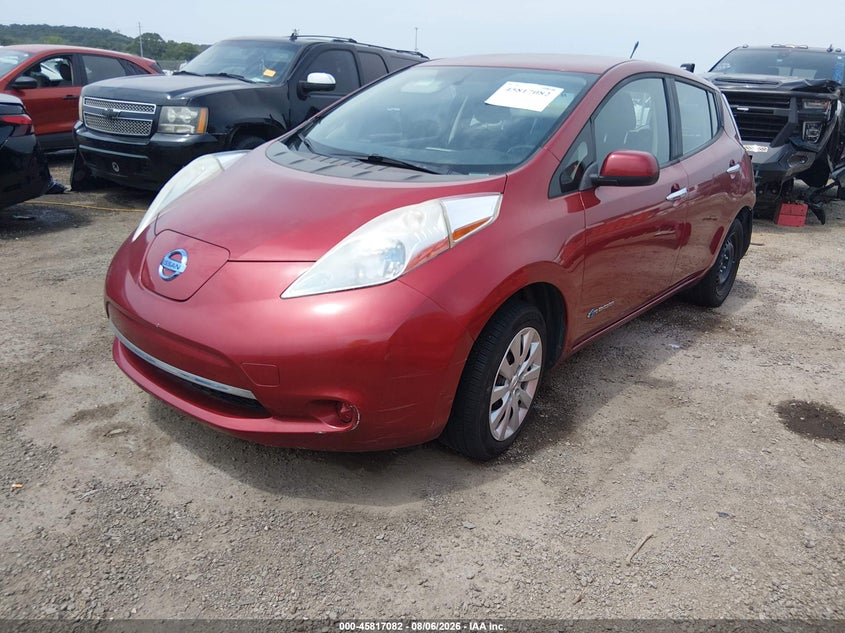Vin: 1n4az0cp2ec331290, lot: 46315963, nissan leaf s 20142
