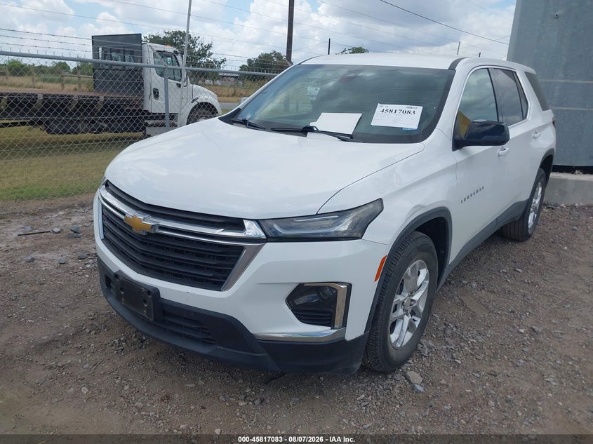 Vin: 1gnerfkw2nj137739, lot: 46315964, chevrolet traverse fwd ls 20222