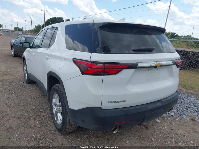 Vin: 1gnerfkw2nj137739, lot: 46315964, chevrolet traverse fwd ls 20223