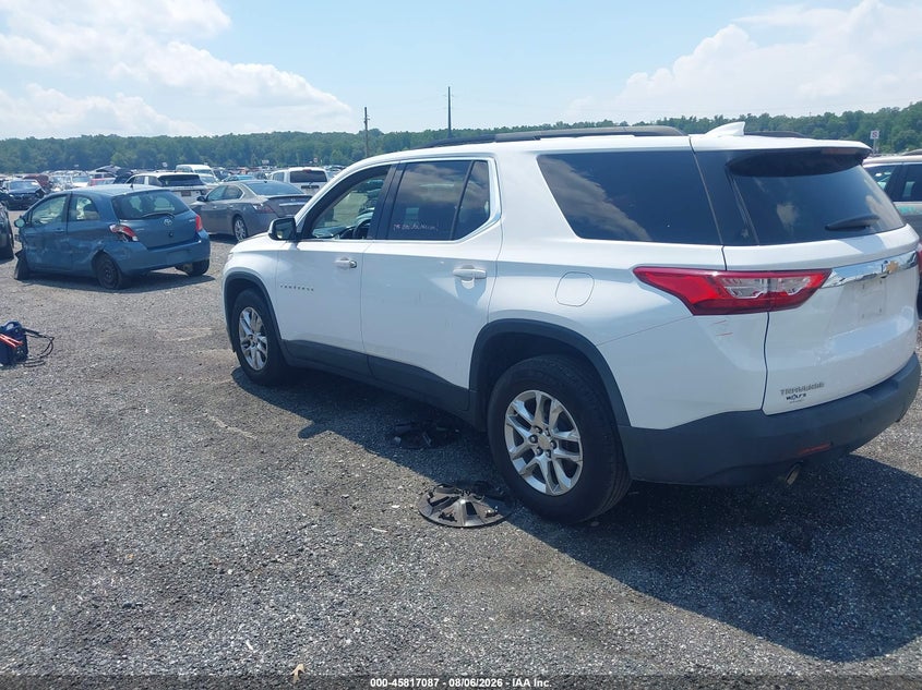 Vin: 1gnergkw8kj223445, lot: 46315968, chevrolet traverse 1lt 20193