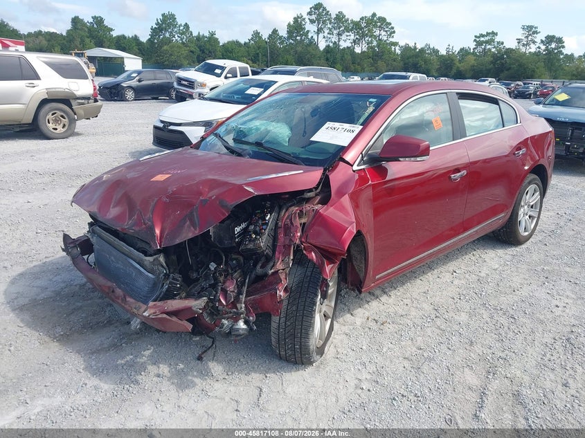 Vin: 1g4gc5ec6bf300210, lot: 46315989, buick lacrosse cxl 20112