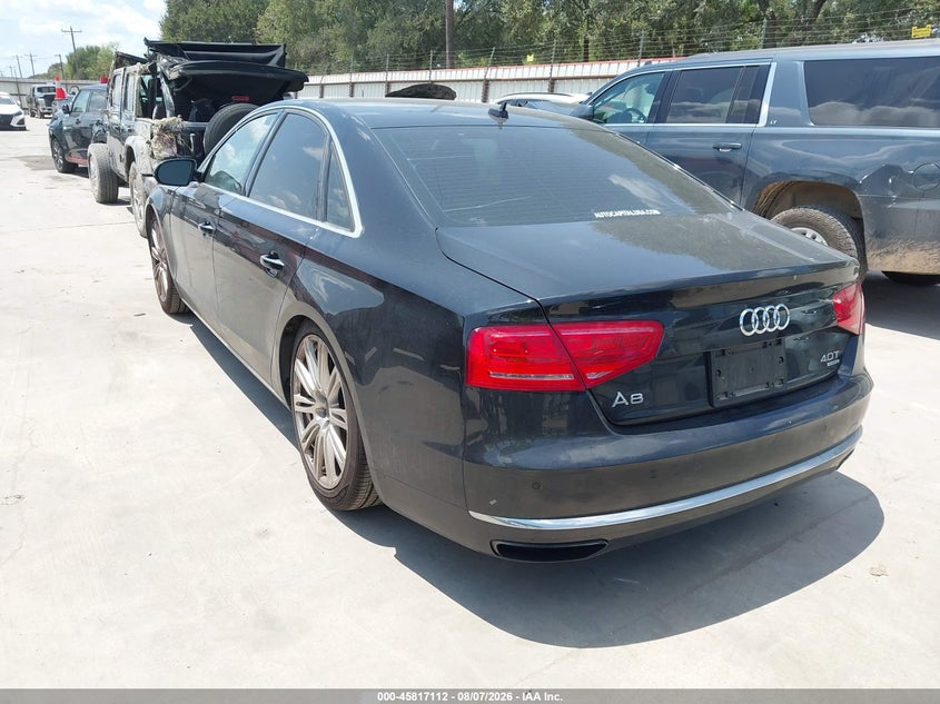 Vin: waua2afdxdn018915, lot: 46315993, audi a8 4.0t 20133