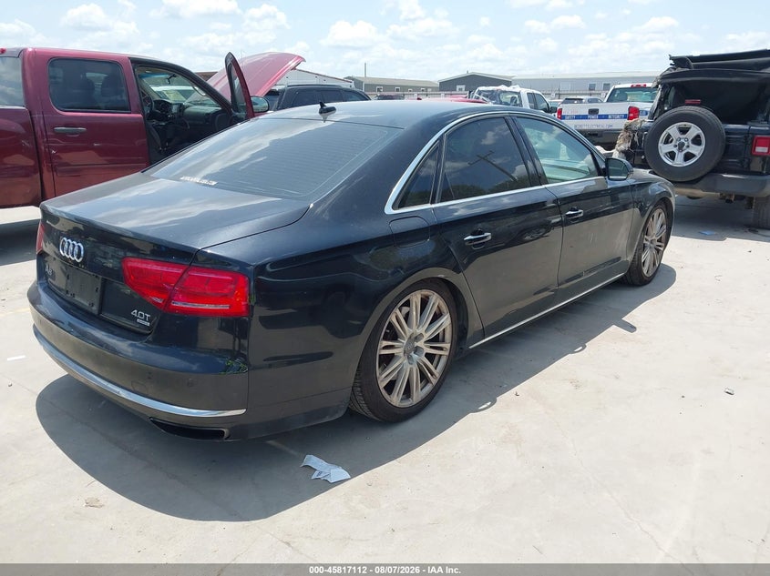 Vin: waua2afdxdn018915, lot: 46315993, audi a8 4.0t 20134