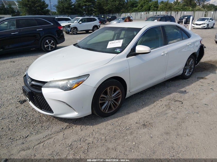 Vin: 4t1bf1fk2hu389343, lot: 46316012, toyota camry se 20172