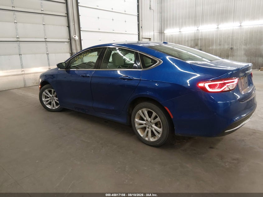 Vin: 1c3cccab9fn507937, lot: 46316037, chrysler 200 limited 20153