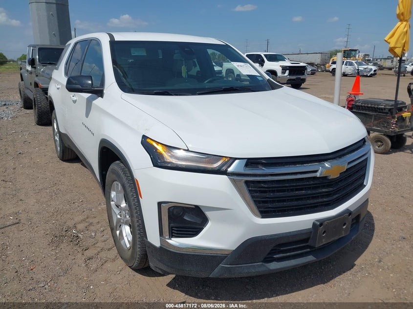 Vin: 1gnerfkw1nj138428, lot: 46316053, chevrolet traverse fwd ls 2022 img_1