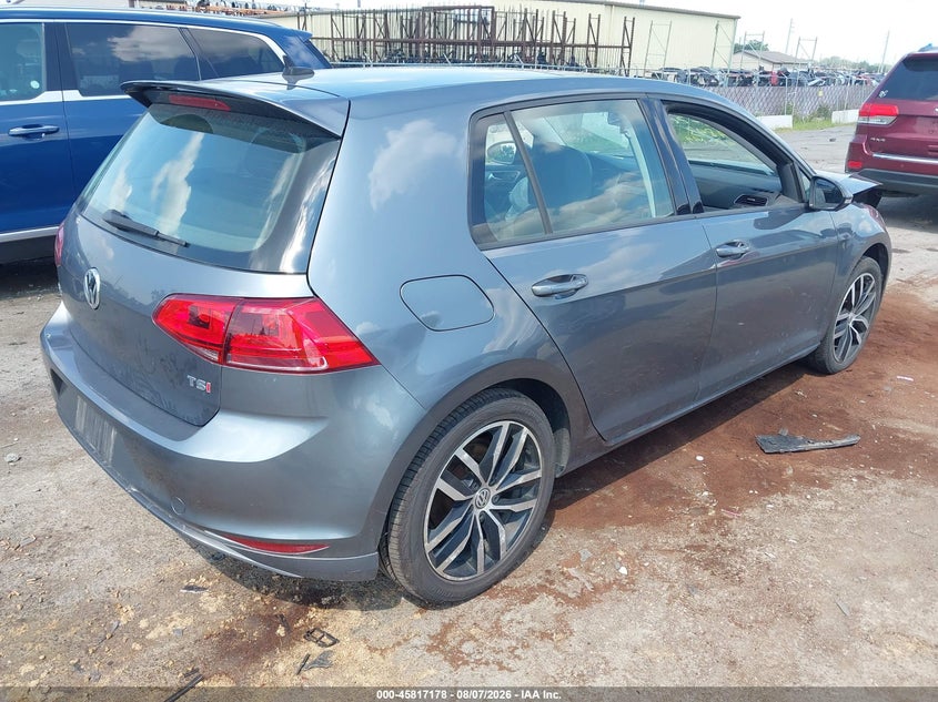Vin: 3vw217au9fm004843, lot: 46316059, volkswagen golf tsi se 4-door 20154