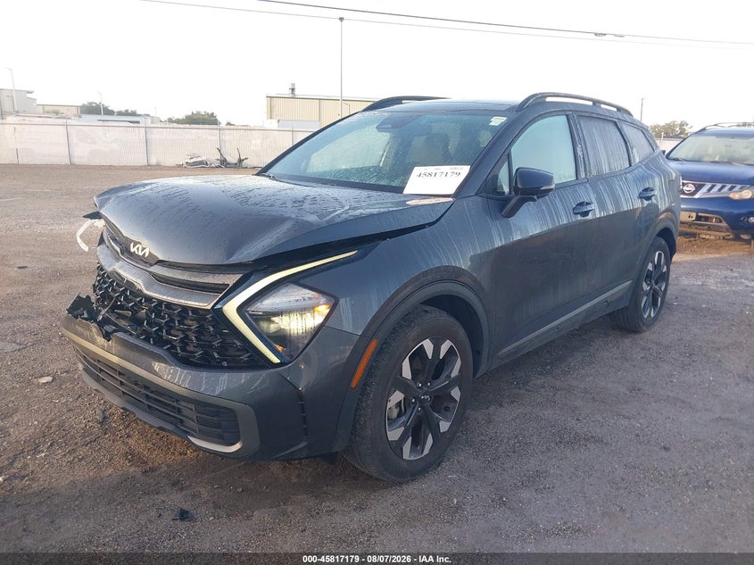 Vin: 5xyk6caf7pg133497, lot: 46316060, kia sportage x-line 20232