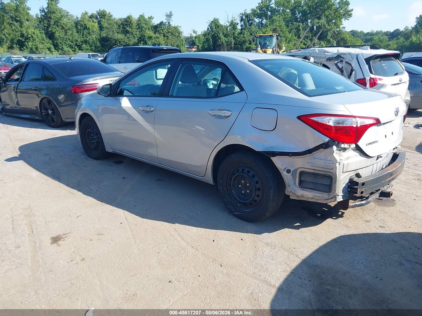 Vin: 2t1burhe3ec181156, lot: 46316088, toyota corolla le 20143