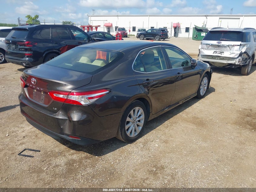Vin: jtnb11hk5j3030799, lot: 46316095, toyota camry le 20184