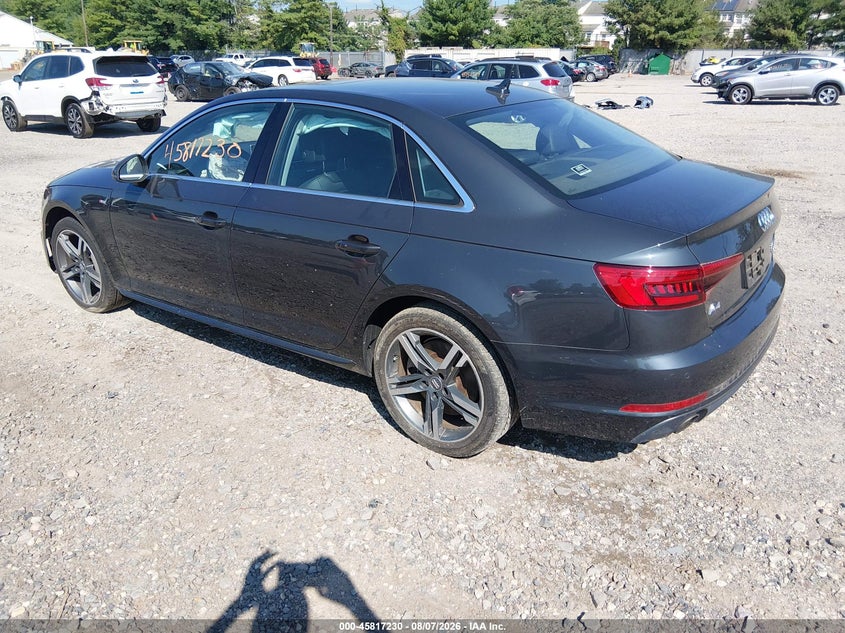 Vin: wauenaf46hn048122, lot: 46316111, audi a4 premium plus 20173