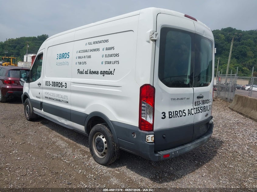 Vin: 1ftne2cm7fka08188, lot: 46316159, ford transit-150 20153
