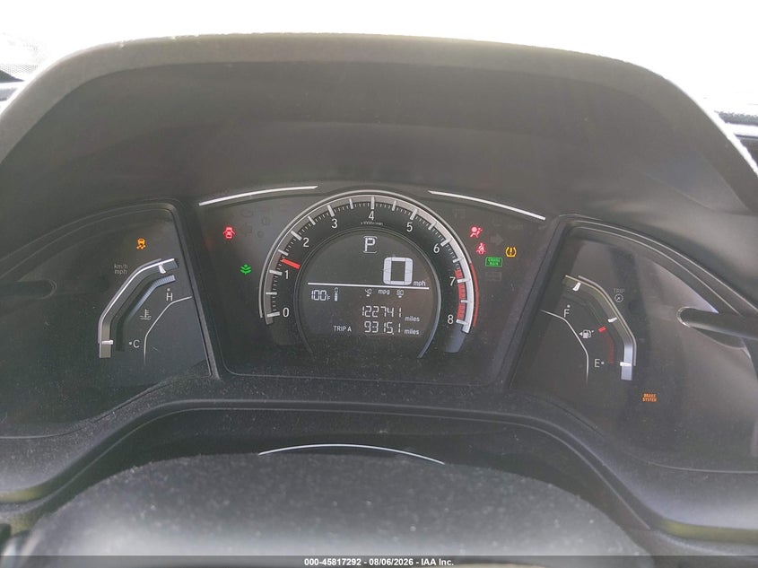 2017 HONDA CIVIC auction photo 7