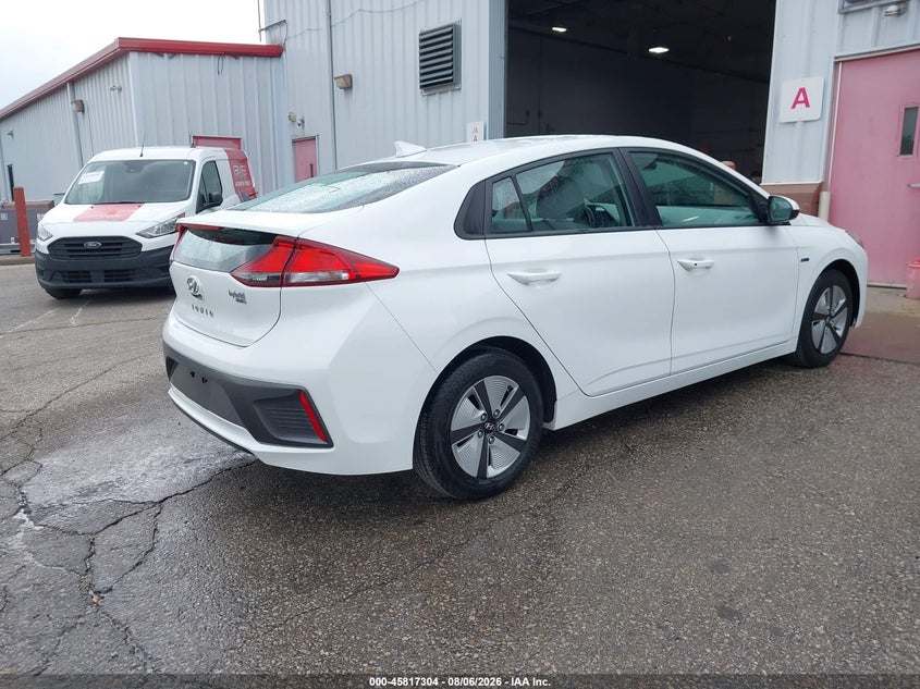 Vin: kmhc65lc4lu233130, lot: 46316185, hyundai ioniq hybrid blue 20204