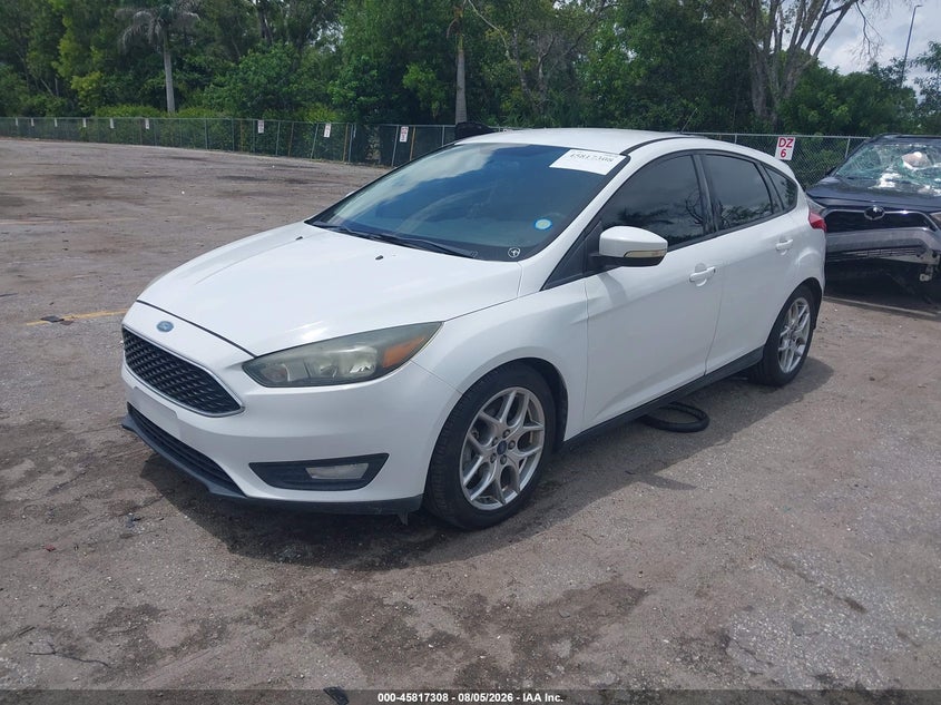 Vin: 1fadp3k26fl227896, lot: 46316189, ford focus se 20152