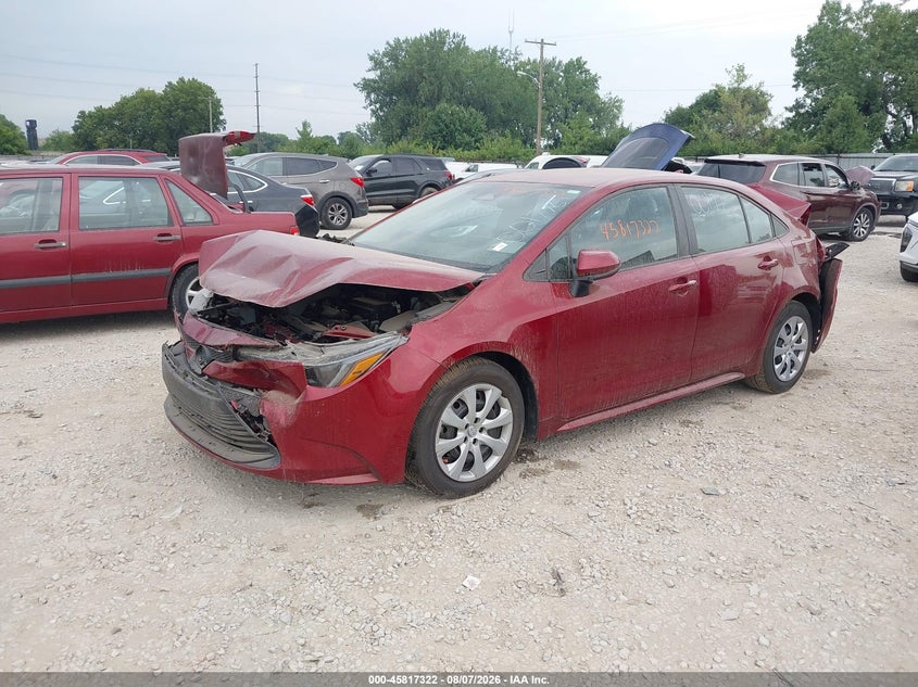 Vin: 5yfb4mde1pp001796, lot: 46316203, toyota corolla le 20232