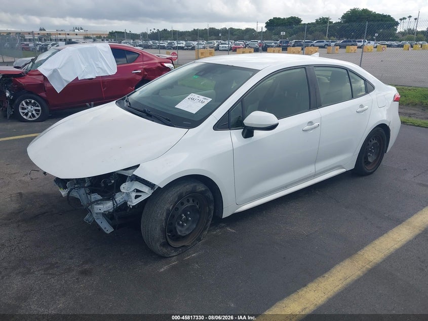 Vin: jtdepmae2mj182562, lot: 46316211, toyota corolla le 20212