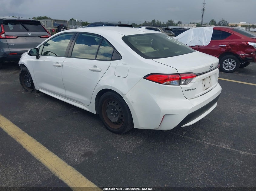 Vin: jtdepmae2mj182562, lot: 46316211, toyota corolla le 20213