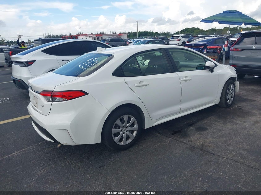 Vin: jtdepmae2mj182562, lot: 46316211, toyota corolla le 20214