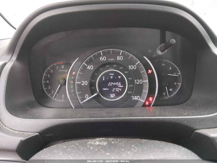 2012 HONDA CR-V auction photo 7
