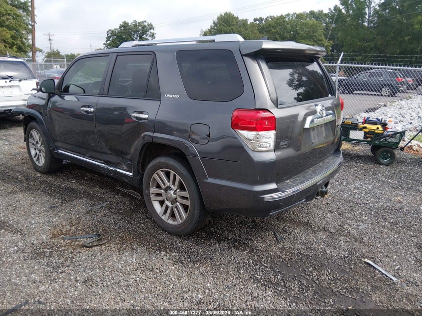 Vin: jtezu5jr5d5057353, lot: 46316258, toyota 4runner limited 20133