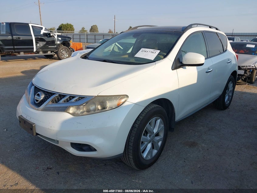 Vin: jn8az1mu4ew400407, lot: 46316264, nissan murano sl 20142