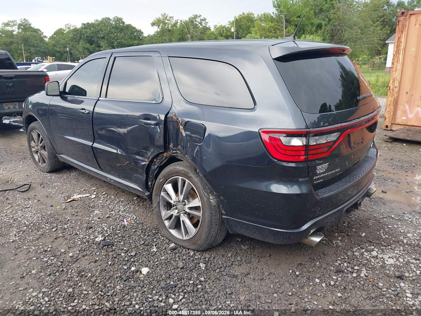 Vin: 1c4sdjct7dc529698, lot: 46316269, dodge durango r/t 20133
