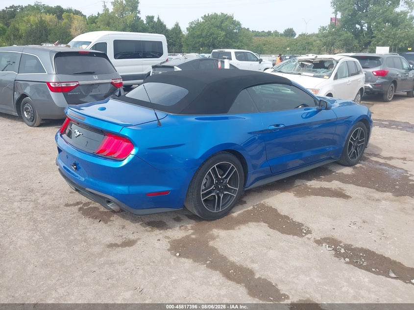 Vin: 1fatp8uh6m5123047, lot: 46316277, ford mustang ecoboost premium 20214