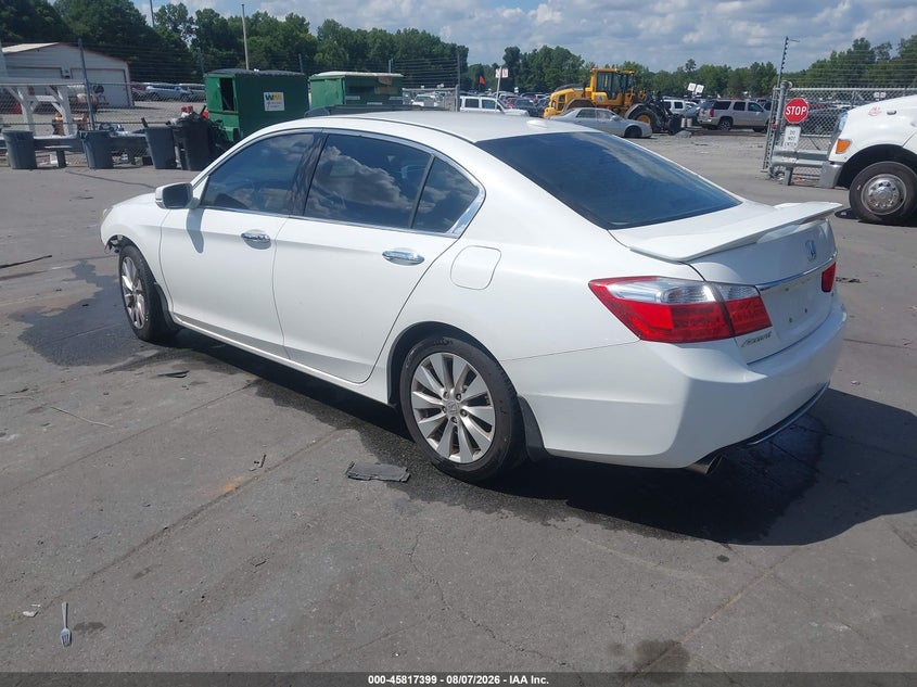 Vin: 1hgcr3f83da005132, lot: 46316280, honda accord ex-l v-6 20133