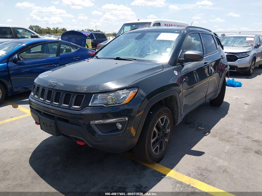 Vin: 3c4njddb3jt483638, lot: 46316283, jeep compass trailhawk 4x4 20182