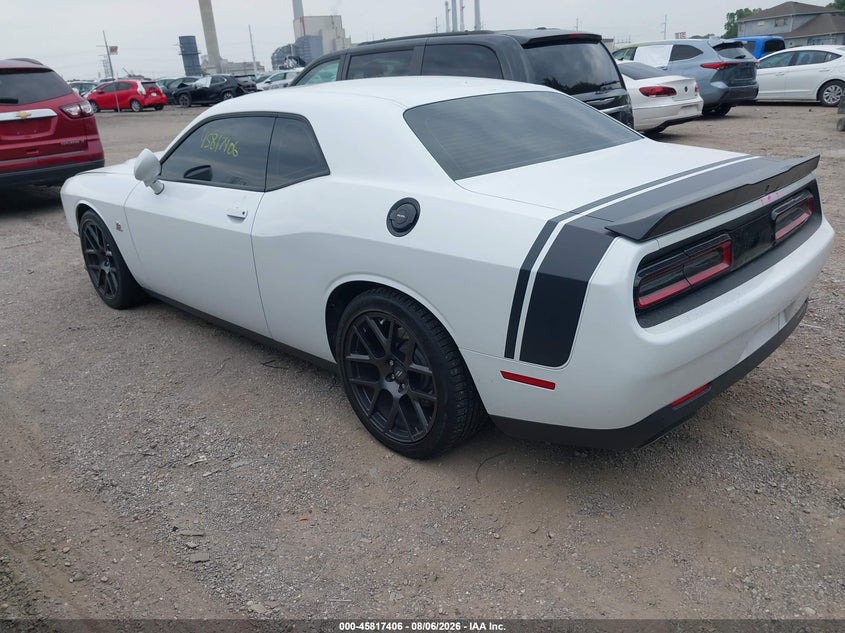 Vin: 2c3cdzfj3hh634050, lot: 46316287, dodge challenger r/t scat pack 20173