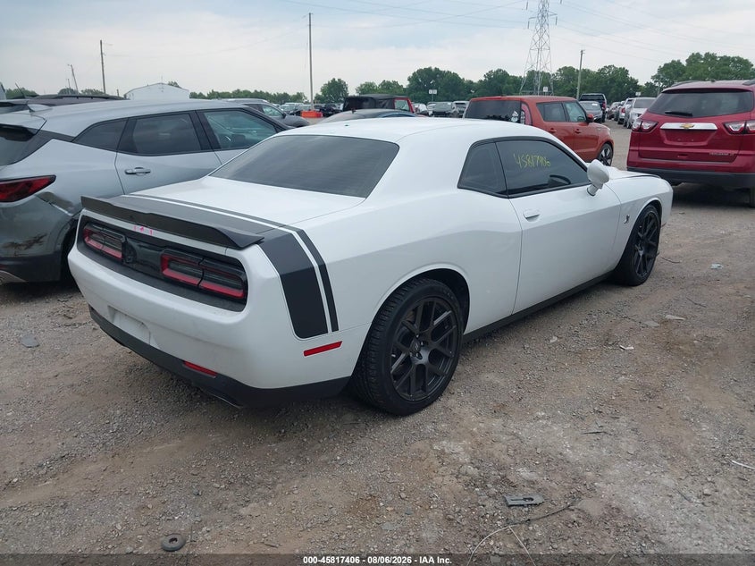 Vin: 2c3cdzfj3hh634050, lot: 46316287, dodge challenger r/t scat pack 20174